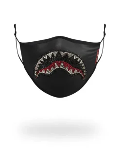 ADULT TRINITY SHARK FORM FITTING FACE MASK