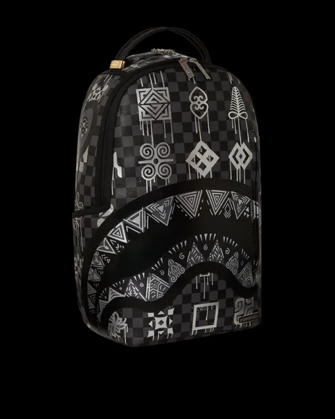 AFRICAN INTELLIGENCE 9 POWER GLYPHICS BACKPACK - SANDFLOWER COLLAB