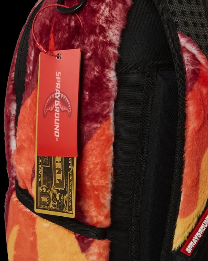 DIABLO COZY VELOUR FUR BACKPACK