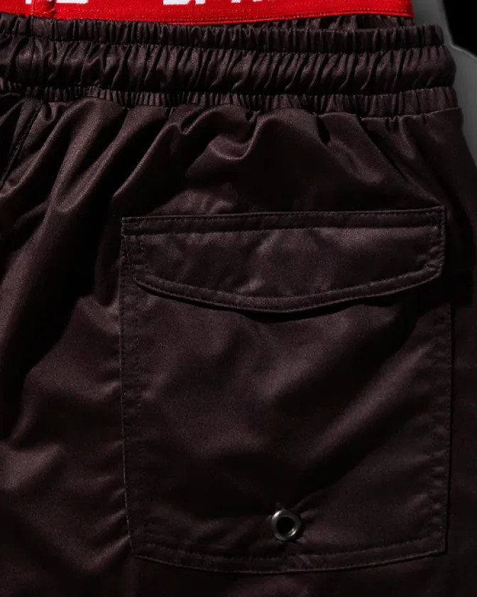 DRAGON WAVE CORTO SWIM TRUNKS (BLACK)