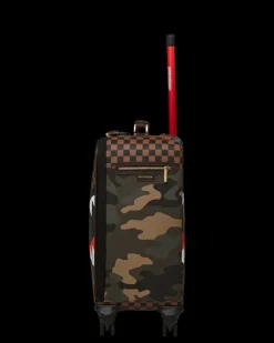 EXTERIOR GOLD ZIP POCKET SHARKS IN PARIS JETSETTER CARRY-ON LUGGAGE