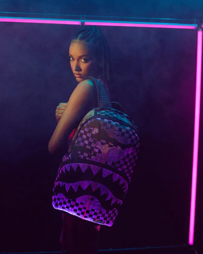 FIBER OPTICS 3AM THE PARTY NEVER STOPS BACKPACK