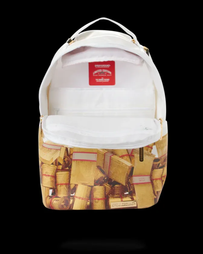 GOLD MONEY BRICKS DLXV BACKPACK