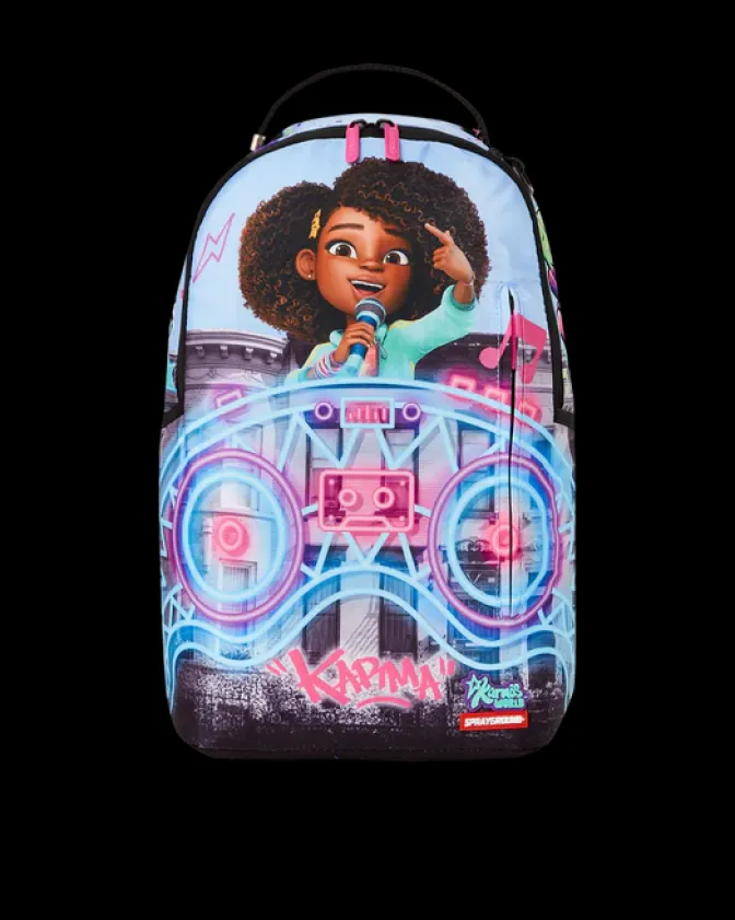 KARMA'S WORLD TURN UP THE VOLUME BACKPACK