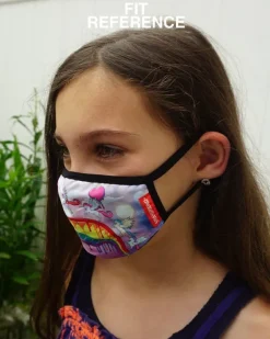 KIDS FORM FITTING MASK: SPUCCI LEOPARD