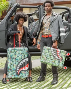 MAMA I MADE IT SHARKNAUTICS HARDSHELL CARRY-ON LUGGAGE