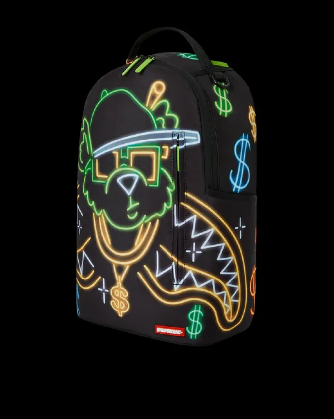 MONEY BEAR CITY LIGHTS BACKPACK