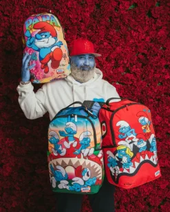 PAPA SMURF ON THE RUN BACKPACK