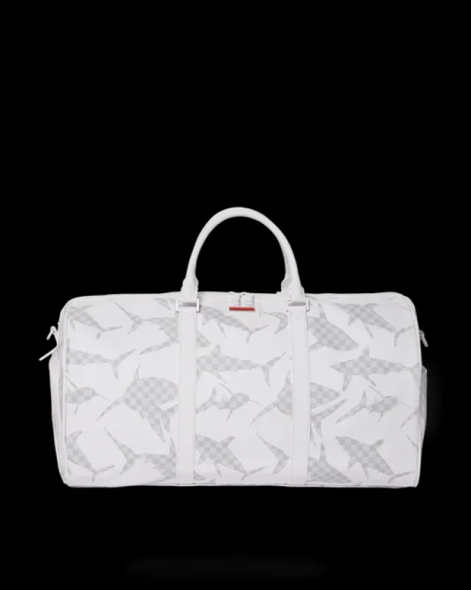 SHARK CHECK (WHITE) DUFFLE