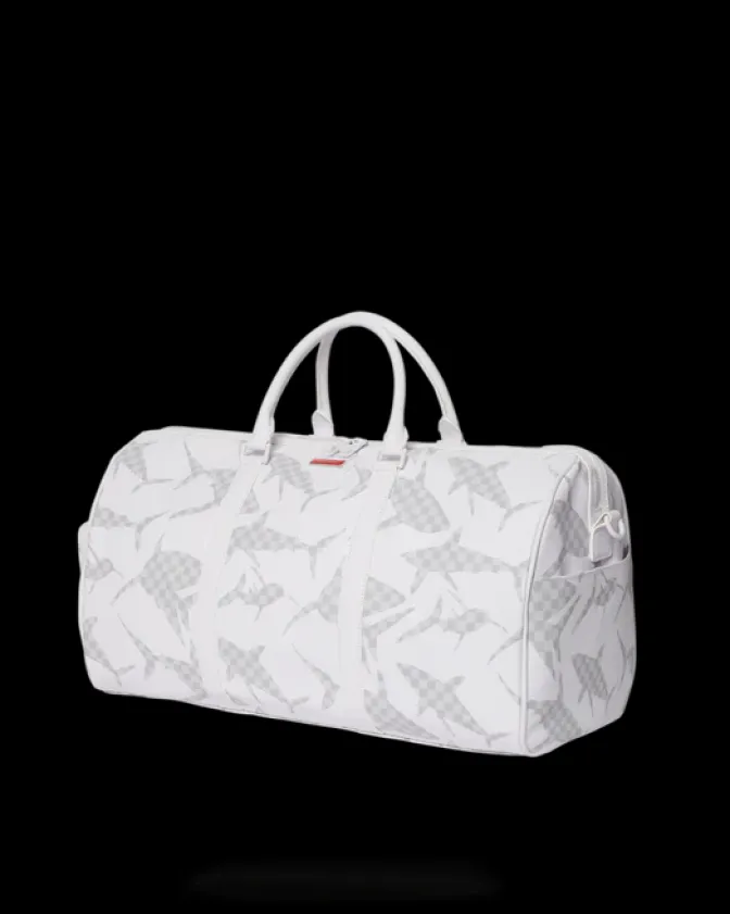 SHARK CHECK (WHITE) DUFFLE