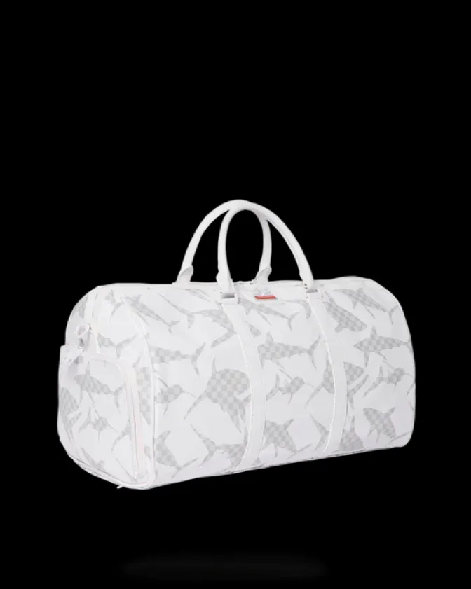 SHARK CHECK (WHITE) DUFFLE