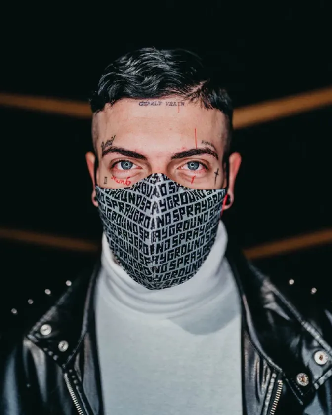 SPRAYGROUND INFINITI 3M REFLECTIVE FACE MASK
