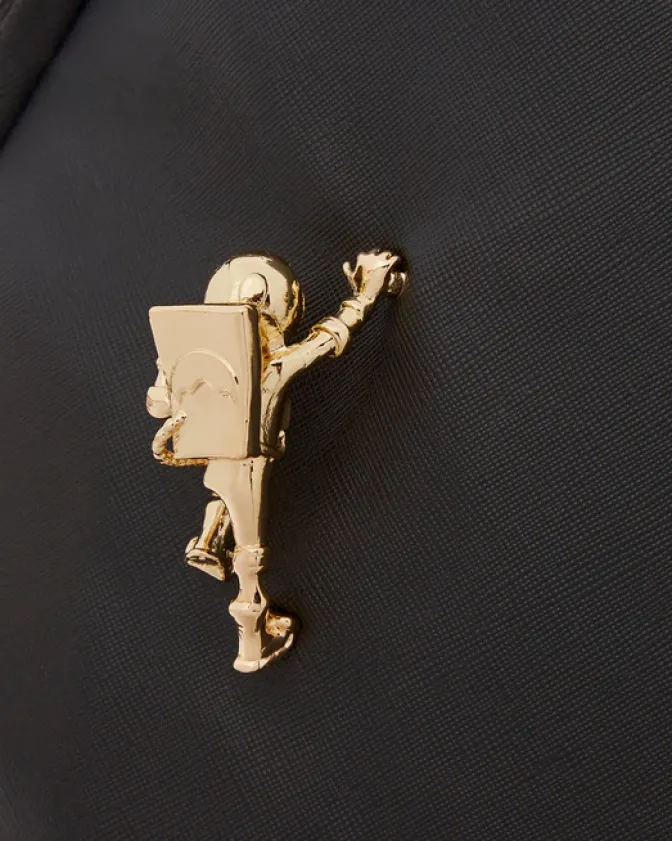 THE LOST IN SPACE BACKPACK (10 3D GOLD METAL ASTRONAUTS)